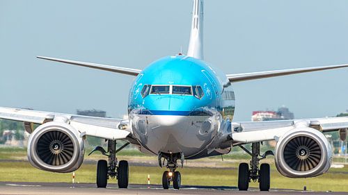 KLM Boeing 737-700 passagiersvliegtuig.