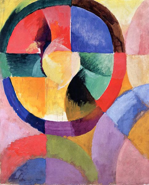 Kreisförmige Formen, Sonne Nr. 1 von Robert Delaunay von Peter Balan