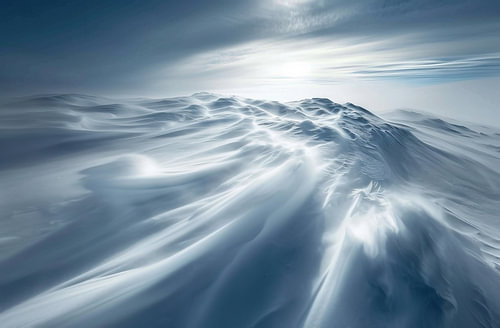 Tempête de glace dans l'Arctique
