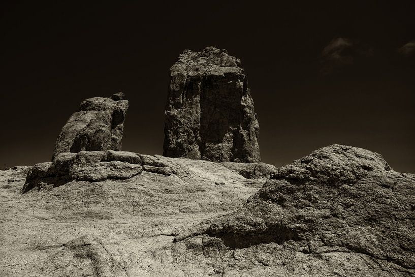 Roque Nublo en sépia par Insolitus Fotografie