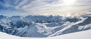 Tiroler Alpen panorama van Sjoerd van der Wal Fotografie