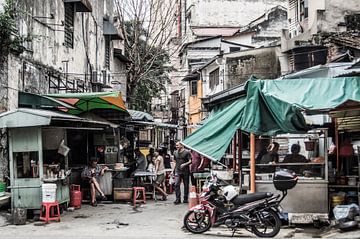 Marktstraat in Maleisië van Aitches Photography