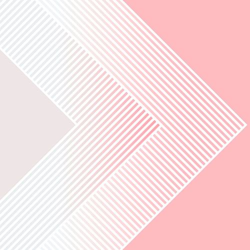 Abstract retro geometry pink