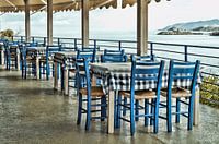 Mediterranean view in Blue