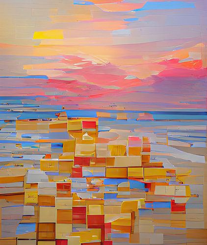 Mondriaan strand