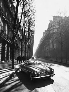 Klassischer Porsche in Paris