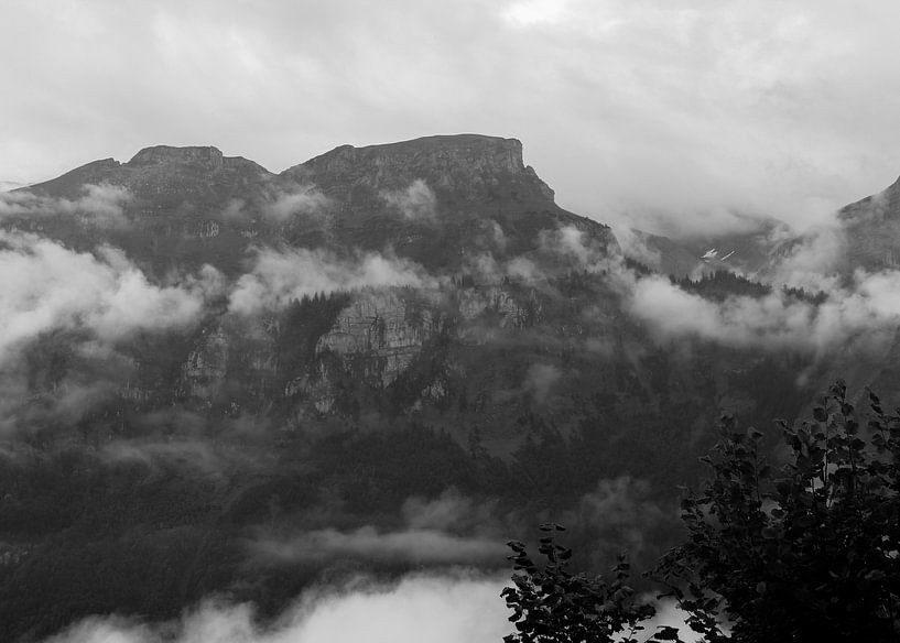 Grüne Berge und blaue Seen in der Schweiz von Yara Terpsma
