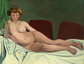 Félix Vallotton - Liggende vrouw 1905 van Peter Balan