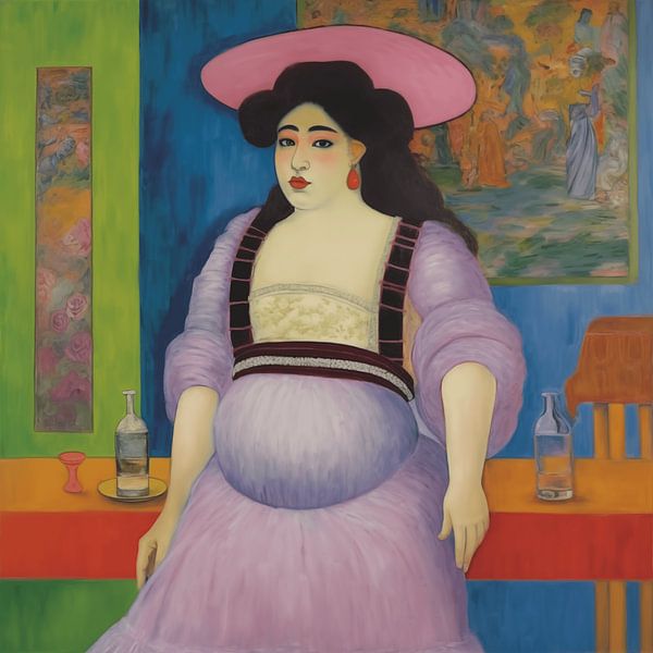 Klimt meets Botero van Ton Kuijpers