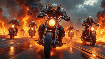 HELLRAVYN: Die wilde Dämonenhorde auf ihren Motorrädern