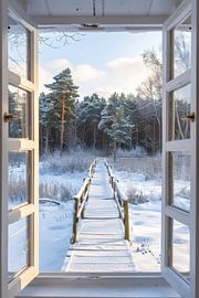 Winterlandschaft von Poster Art Shop