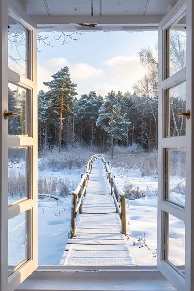 Winter landscape by Poster Art Shop