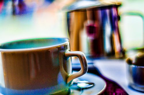 Bunter Kaffee