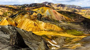 Vulkaanlandschap IJsland van Fun Stocker