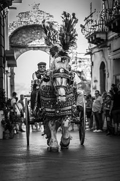 Taormina (Siciliaans: Taurmina)  Sicilië Italië. von Edwin Hunter