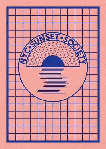 Nyc Sunset Society Bleu