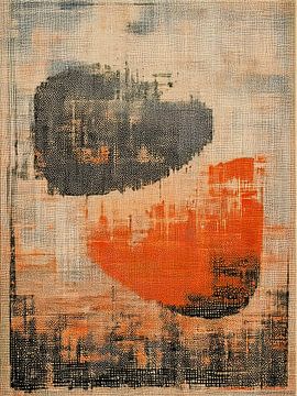 Design abstrait moderne. Structures en couleurs chaudes de la Terre sur Studio Pieternel