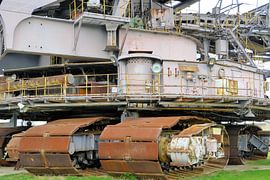 Ehemaliger Kohlebagger im früheren Tagebau Golpa-Nord bei Gräfenhainichen von Heiko Kueverling