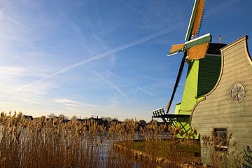 Zaanse Schans Nederlands windmolen van Jan Brons