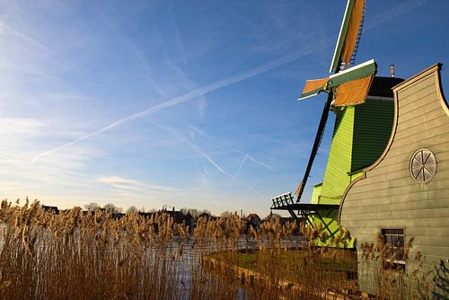 Zaanse Schans Nederlands windmolen