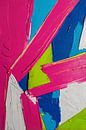 Colourful abstract geometric painting by Art & Soul Creations thumbnail