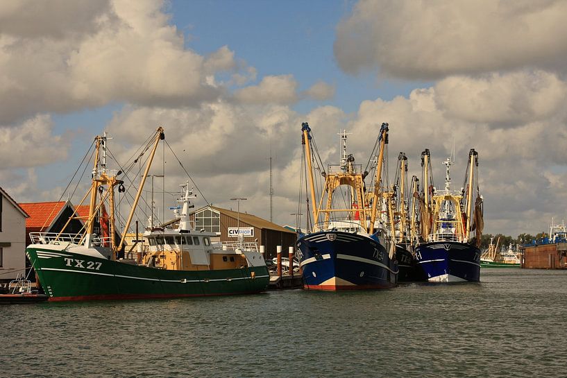 Vissersschepen Oudeschild Texel by Ruud Lobbes