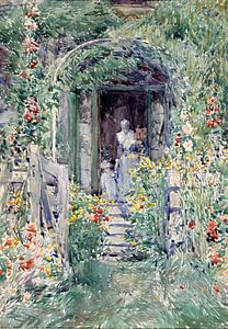 The Garden in Its Glory, Childe Hassam