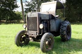 Orenstein Koppel - Rusty tractor from 1939 by Peter Kraaibeek Fine Art