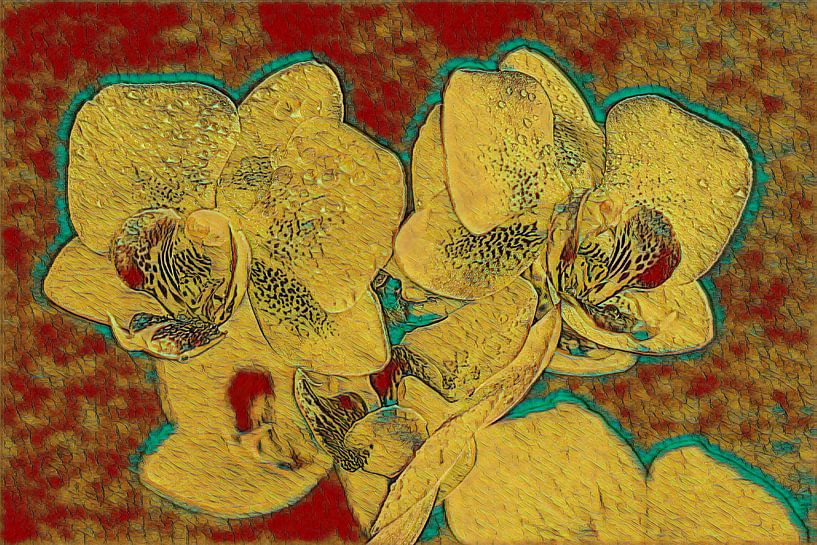 Orchidee von Jaap Mulder