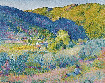 Henri-Edmond Cross - Landschappen in het Maures-gebergte (1904) van Peter Balan