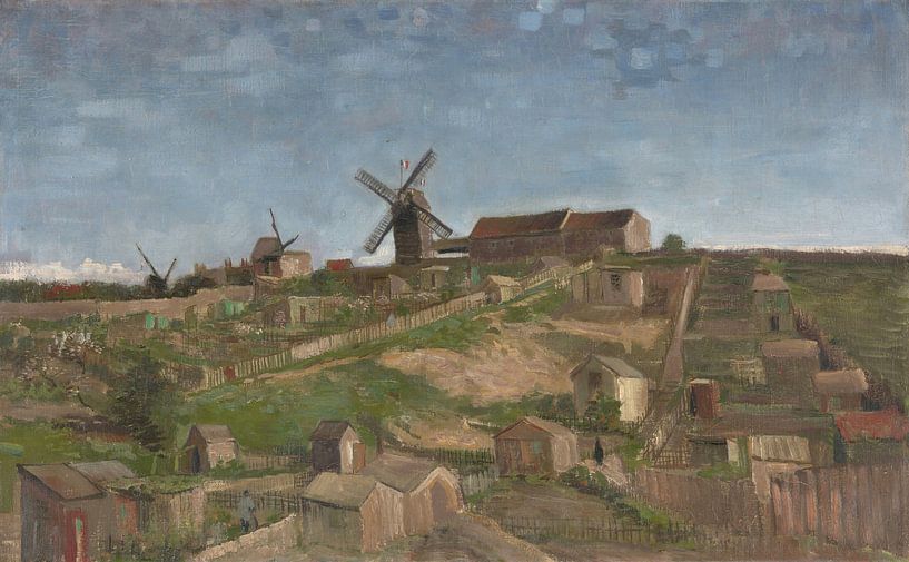 The hill of Montmartre, Vincent van Gogh by Masterful Masters