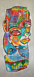 Buste de femme - Pablo Picasso sur Daniëlle Ducheine