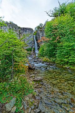 Ein ruhiger Wasserfall