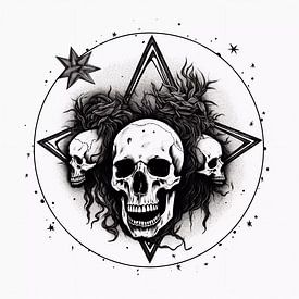 Kosmische Schädel von Vythryd Arts