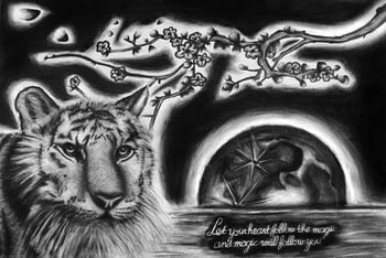 Tekening "Follow the magic" 