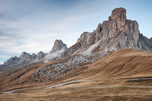 Mountain massif in the Dolomites