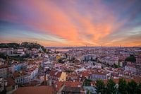 Sonnenuntergang in Lissabon