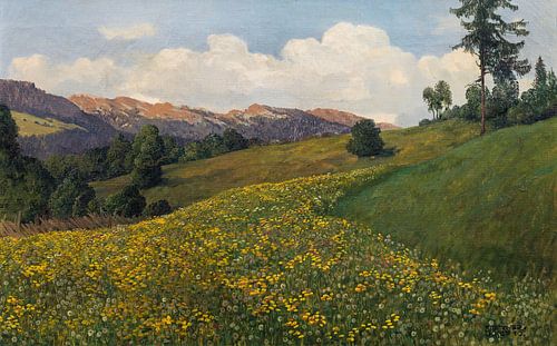 Pinzgau, landschap, JOSEF STOITZNER, 1910