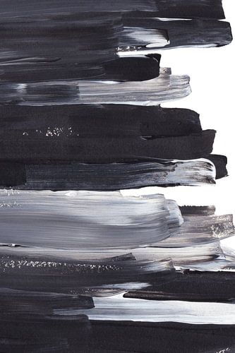 Monochrome Brushstrokes