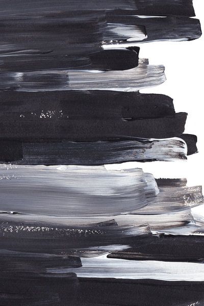 Monochrome Pinselstriche von uplusmestudio 