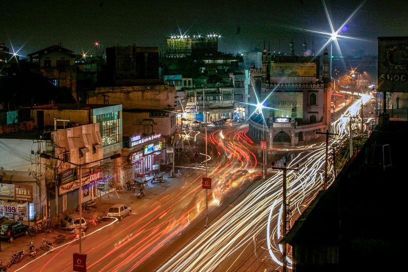 Hyderabad by night by Martijn