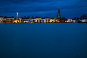 Zutphen am Fluss IJssel bei hohem Wasserstand