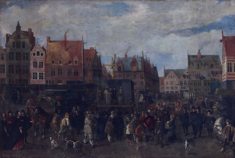 Annual market on the Meir in Antwerp by Atelier Liesjes
