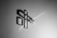 abstract black/white art