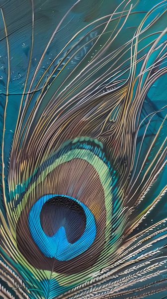 Peacock feather by ArtOfPictures