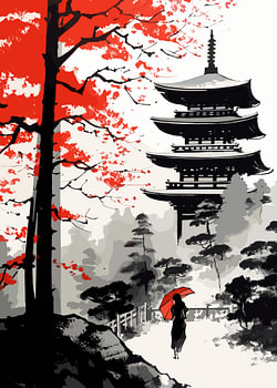 Japanse schilderkunst Ukiyo