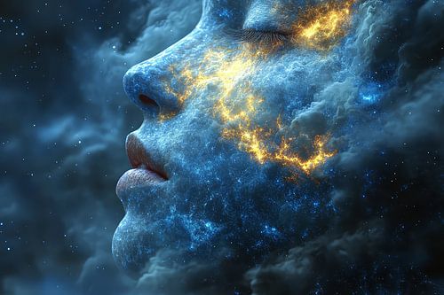 schilderachtig spiritueel portret