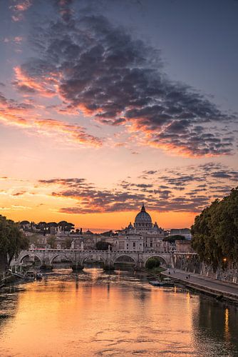 Coucher de soleil à Rome