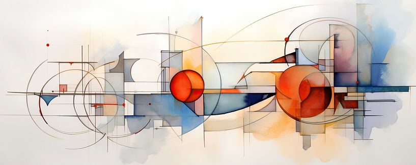 Mooi Abstract 218917 van Abstract Schilderij