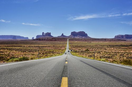 Roadtrip Highway Route 66 West America à Monument Valley (Forrest Gump Point)